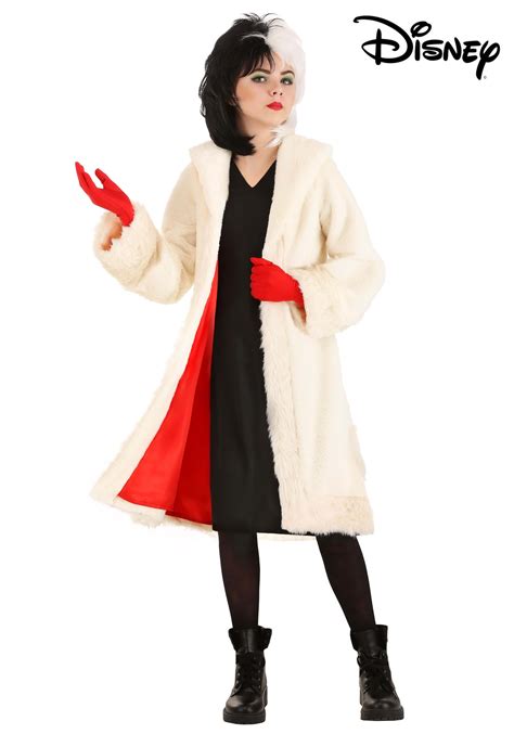 Disney Cruella De Vil Coat Tween Costume | Disney Costumes