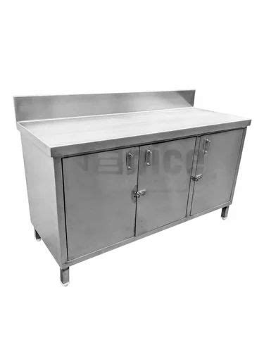 Stainless Steel Table - SS Cabinet Table Manufacturer from Vasai
