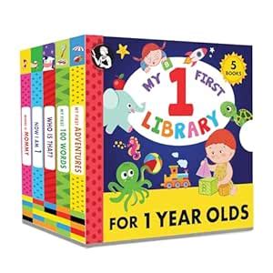 Madame Curie’s My 1 Year Old Library Set of 5 | Baby Toys, for Ages 12 ...