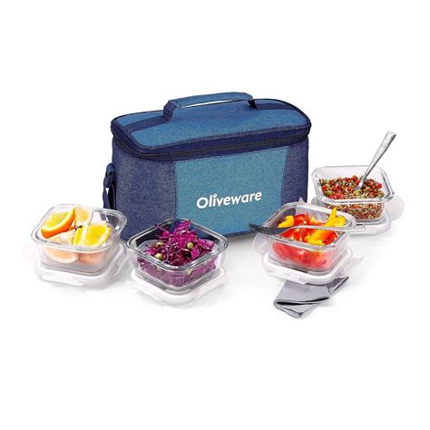 Slick Glass Lunch Box – Oliveware India