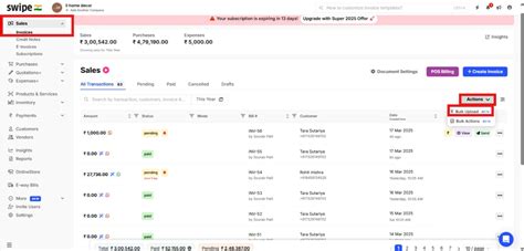 Can I add my sales invoices through excel templates? - General - Swipe