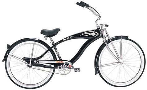 Buy Micargi GTS Beach Cruiser Bike, Black Falcon, 26-Inch Online in ...