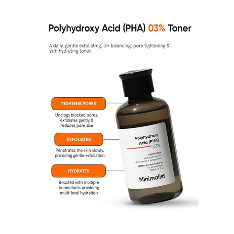 Minimalist Polyhydroxy Acid (PHA) 03% Face Toner (150ml) - Cureka ...