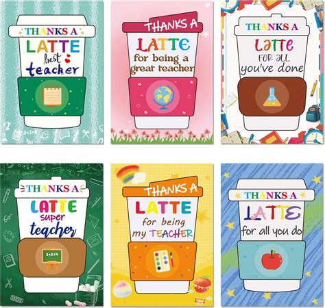 Amazon.com : Qilery 60 Sets Teacher Appreciation Cards Bulk Teacher ...