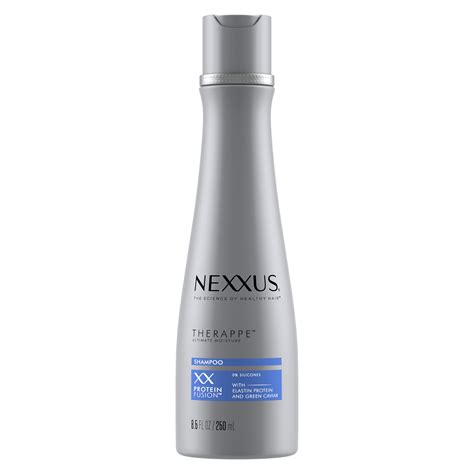 Nexxus Therappe Shampoo with Elastin Protein & Green Caviar Silicone-Free, 8.5 oz Squeeze Bottle ...