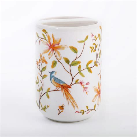 Buy Nova Dastkari Ceramic Printed Tooth Brush Holder from Home Centre ...