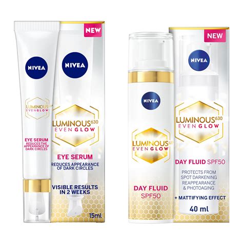 Buy NIVEA LUMINOUS 630 EVEN GLOW Anti Dark Spot Bundle: Anti Dark ...