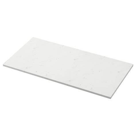 TOLKEN countertop, white marble effect/foliated board, 102x49 cm (401 ...