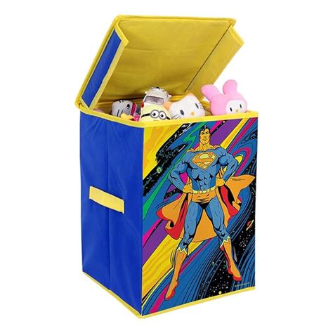 Superman Rectangular Foldable Laundry Toy Organizer & Storage Box with ...