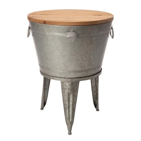 Glitzhome 8-Gallon Multi Galvanized iron Ice Bucket in the Ice Buckets ...