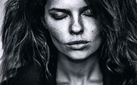 Download wallpaper portrait, freckles, sponge, No One Nicholas, Lera ...