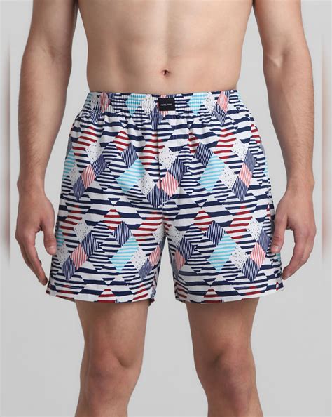 White Striped Boxers