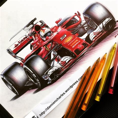 Image result for F1 Driver Drawing