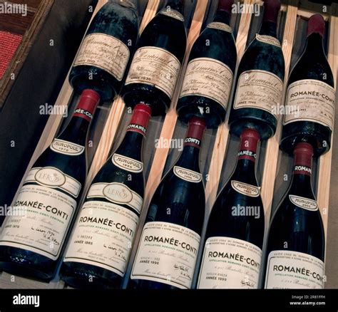 Romanee conti burgundy grand cru bottles hi-res stock photography and ...