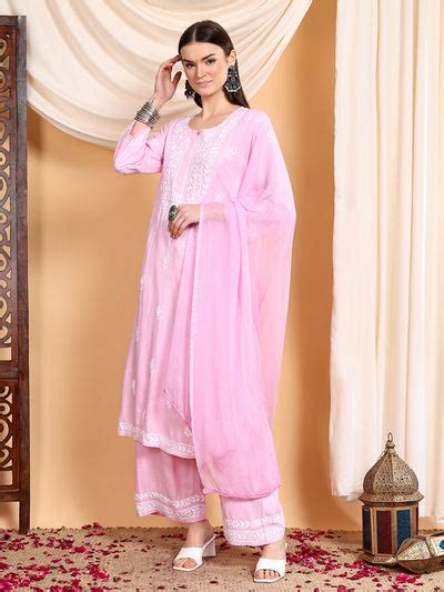 Buy Premium Cotton Co-Ords Sets for Women - Poshak Chikan Studio