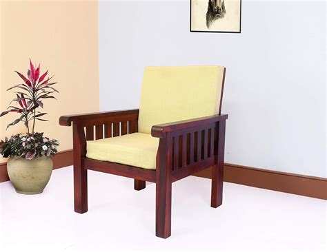 Furniseworld Single Seater Sofa for Living Room Bedroom Hall Home ...