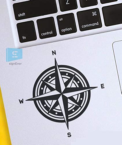 SIGN EVER Compass Logo Laptop Trackpad Stickers All Models Decals Vinyl ...