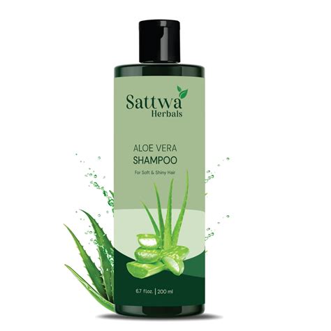 Buy Sattwa Nourishing Daily Use Aloe Vera Shampoo– Gentle Cleansing ...