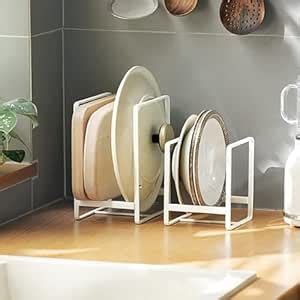 appeasy Metal Storage Rack (Plate Stand Set Of 2..01), 11.5X23.5X23 Cm ...