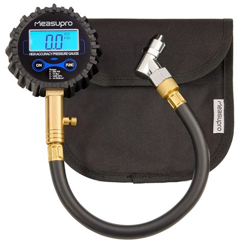 MeasuPro Digital Tire Pressure Gauge with Built-in Air Bleeder Valve ...
