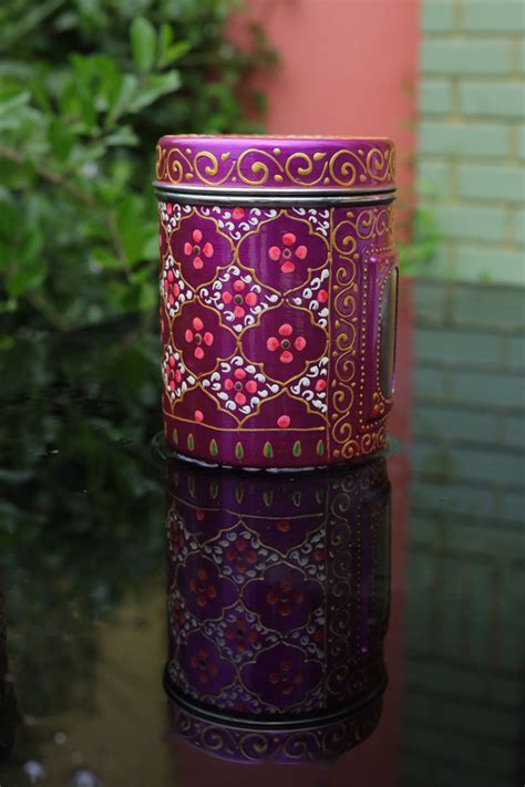 Meenakari Stainless Steel Storage Containers – Thesuryacraft