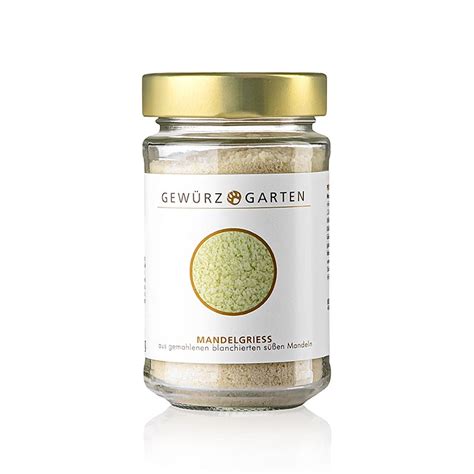 Semolina almond rempah-rempah, terbuat dari almond manis, 100 gram ...