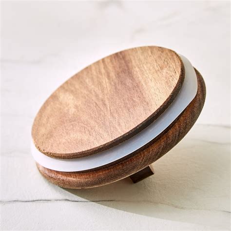 Buy Chefs Pride Marcus Borosilicate Glass Jar with Acacia Wood Lid - 1L ...