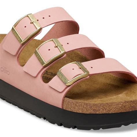 Florida Flex Platform Nubuck Leather in Color Pink Clay | BIRKENSTOCK ...