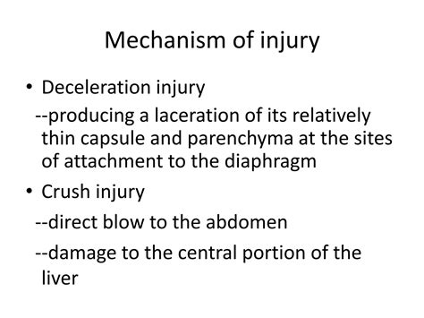 Liver trauma: A comprehensive review of classification, mechanisms ...