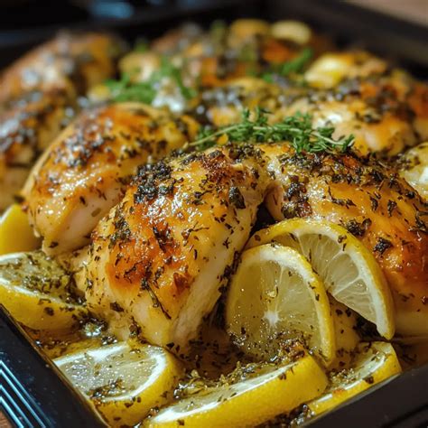 Easy Lemon Herb Baked Chicken: Juicy, Irresistible Gourmet Magic