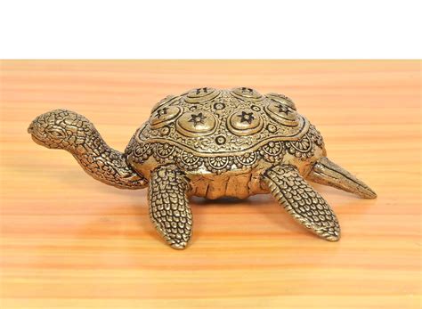 Superfine Brass Handcrafted Tortoise Figurine (Height: 1.5 Inch) – AONA ...