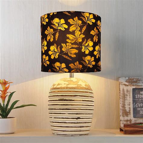 Buy HOMESAKE Wooden Rex Metal Cage Table Lamp from Homesake at just INR ...