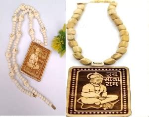 Green Spiritual Shri Bageshwar Dham Tulsi Kanthi Mala with Tulsi ...