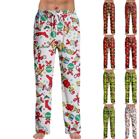 Cozyvia Christmas Pajama Pants for Women, Holiday Flannel Baggy Pajamas ...