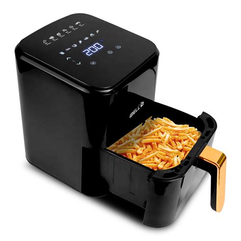 iBELL AF500M Air Fryer 5 L, Digital Fryer with 7 Cooking Presets, Full ...