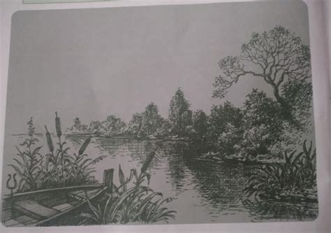 Look at the picture carefully. Write two paragraphs on it using the ...