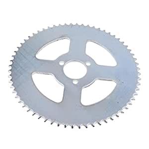 MSiwach T8F 64 Teeth Rear Chain Sprockets Cogs Fit 43cc Quad Pit Dirt ...