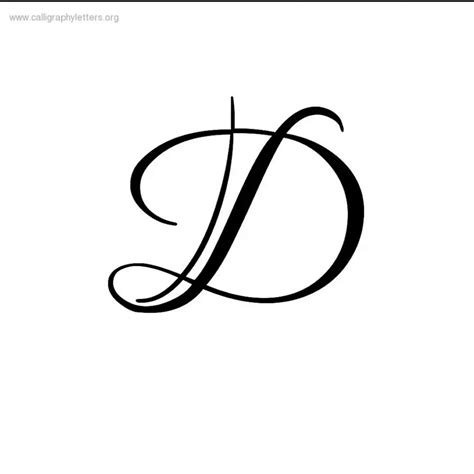 Letter D Fonts