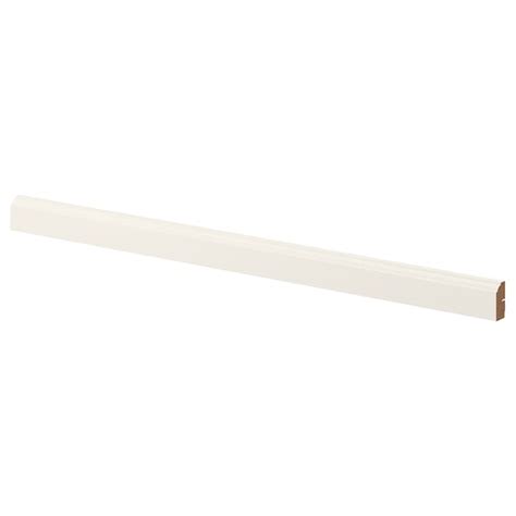 BODBYN contoured deco strip/moulding, off-white, 221x6 cm (87x23/8") - IKEA
