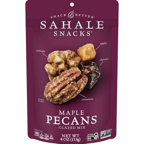 Garlic Free? Sahale Snacks Maple Pecans Glazed Mix, Gluten-Free Snack ...
