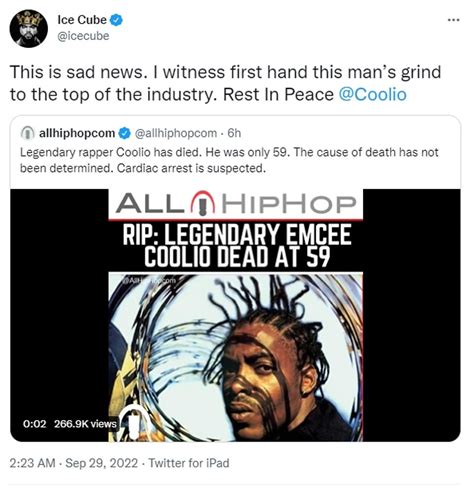 Coolio cause of death: Rapper suffered 'cardiac arrest' | Daily Mail Online