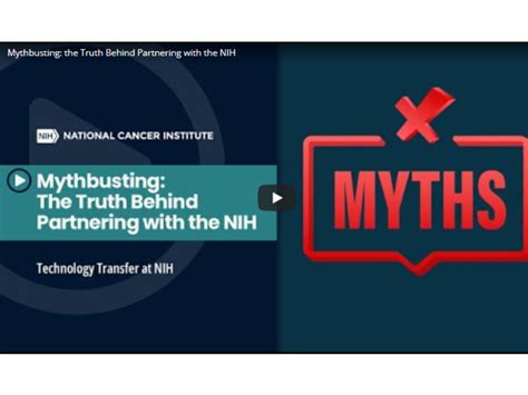 New Video Dispels Myths About Partnering with NIH - NCI