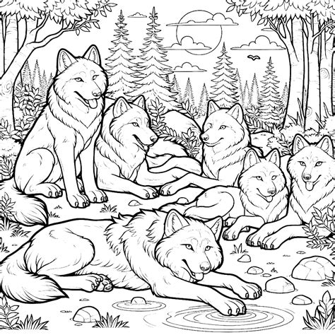 Wolf Coloring Pages 40 - Coloring Pages Gem