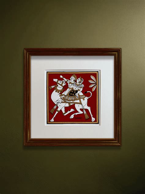 Buy A Royal Camel Ride in Phad painting Online