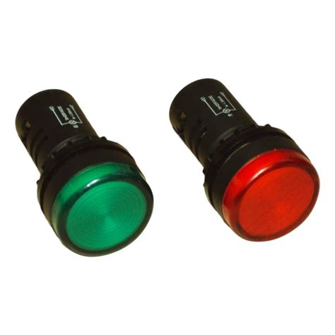 THECOOLIO EATON 220V DC/AC LED Panel Indicator Lights (Red and Green ...