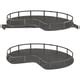 UTRUSTA corner base cabinet carousel, grey, 88 cm (345/8") - IKEA