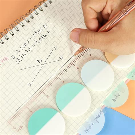 Buy etspolt 200 Piece Page Makers Sticky Index Tabs, Writable ...