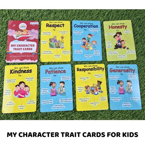 My Character Trait Cards for Kids – ADI THE TODDLER HOUSE