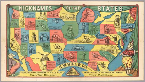 Nicknames of the States (1984) [9029×5092] : r/MapPorn