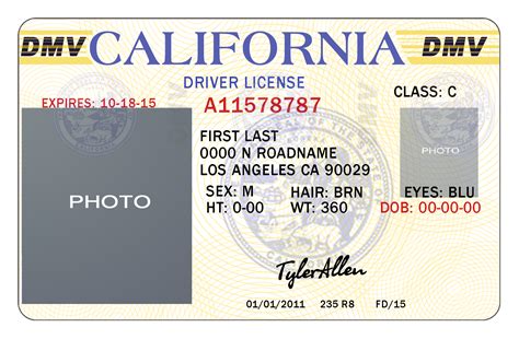Drivers License Template